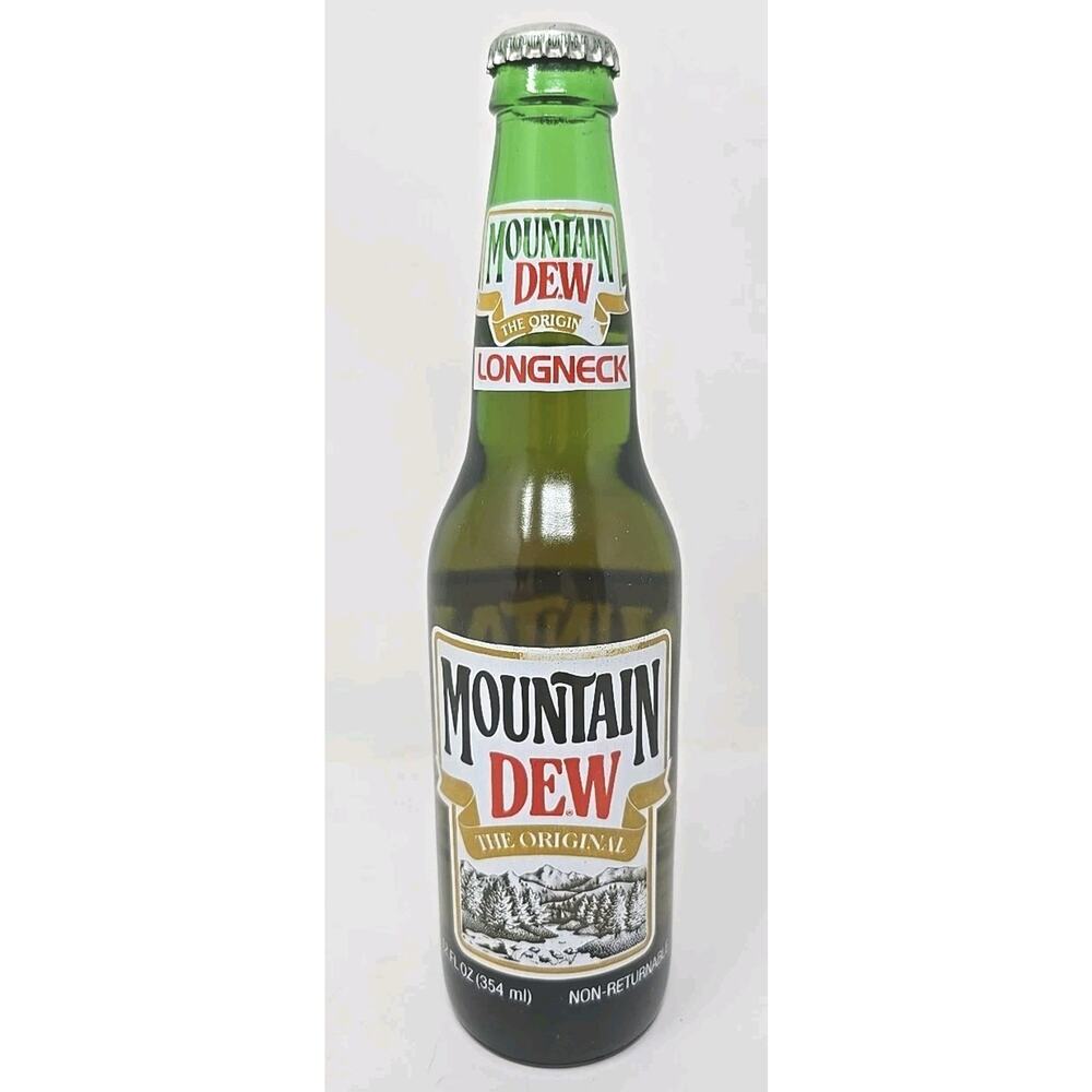 Rare‎ 1991 Mountain Dew Unopened Bottle Longneck B1